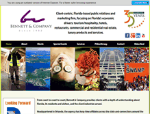 Tablet Screenshot of bennettandco.com